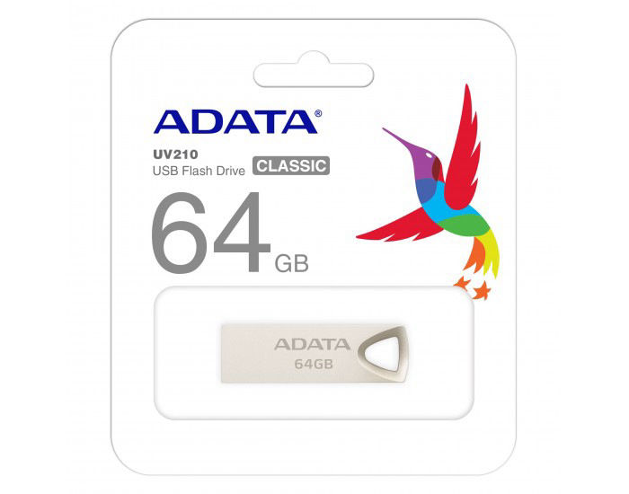 ADATA PENDRIVE 64GB 2.0 METAL UV210